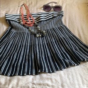 Catherine Malandrino knit pattern skirt size L